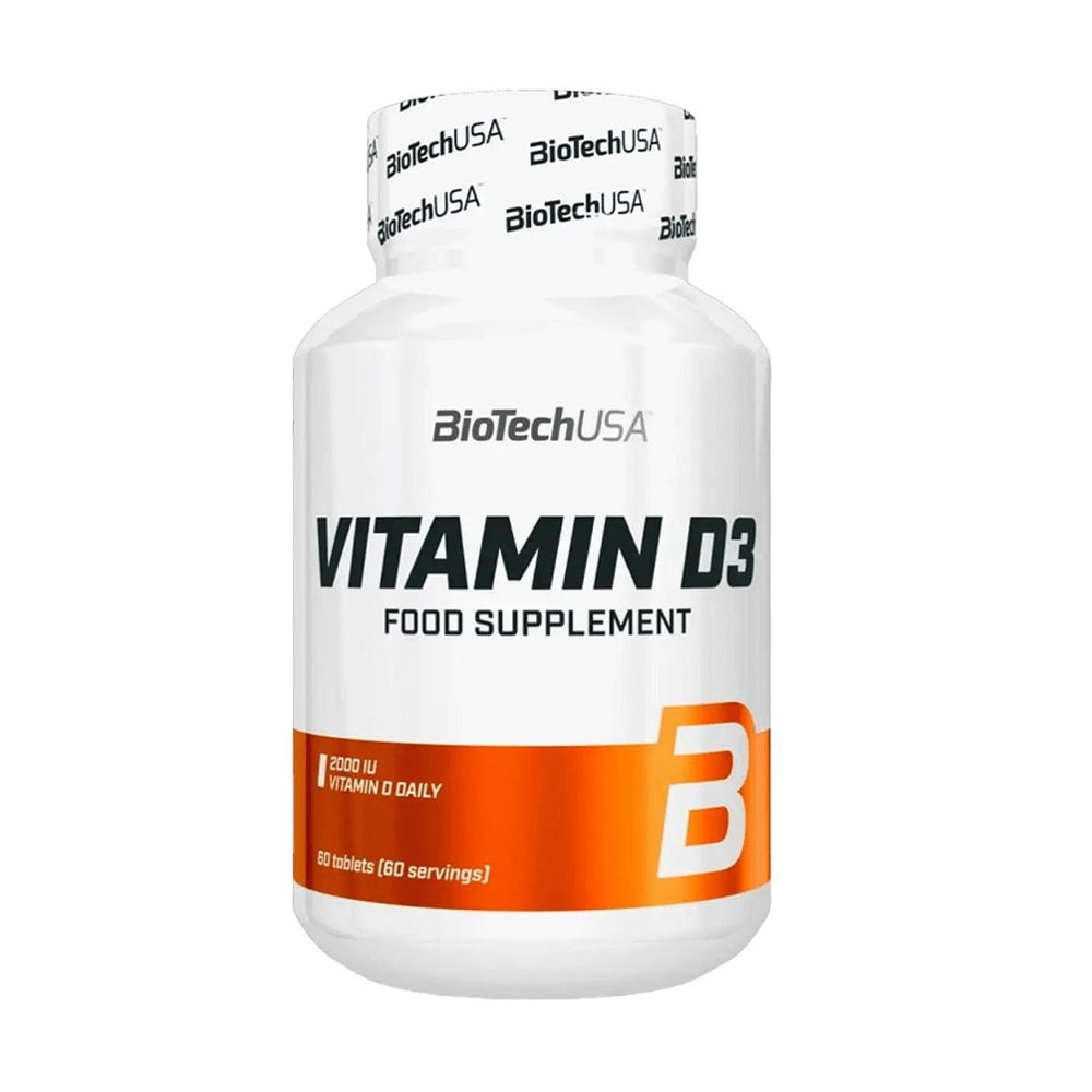 Вітамін D3 BioTechUSA Vitamin D3, 2000 МО, 60 таблеток